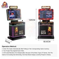 Máquina de arcade Street Fighter para criança